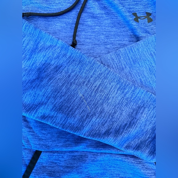 Men’s Blue Under Armour Hooded Sweatshirt Size Small - Picture 3 of 4